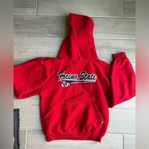 Russell Athletic Red Fresno State Hoodie for Kids